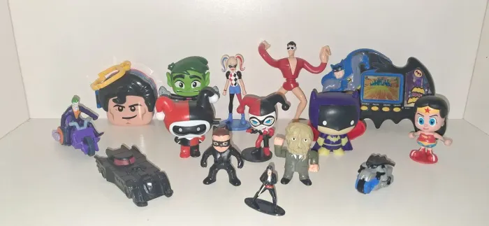 Lote miniaturas batman dc comics