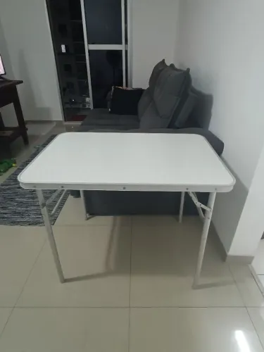 Mesa Dobrável Alumínio vira Maleta