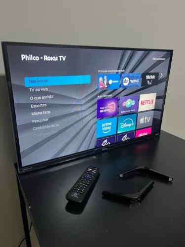 TV smart 32 polegadas muito nova | está com plástico ainda 