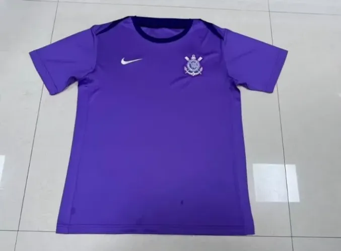 Camisa Corinthians Treino 25/26 Nike Masculina - Roxo