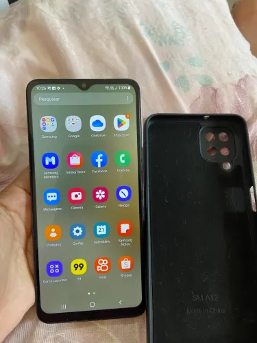 Samsung a12 impecável 128 gb sem marcas de uso super novo 