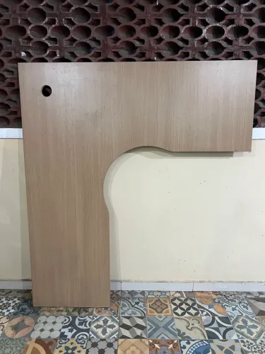 MESA EM L SOMENTE TAMPO MDF 25mm SEMINOVA