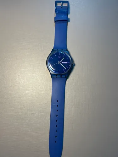 Relógio feminino azul Swatch