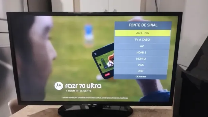TV AOC 32 Led Com 2 HDMI e USB