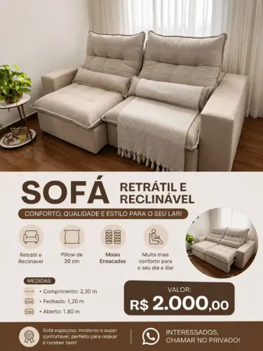 Vende- se sofá 