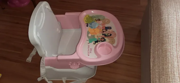 Cadeira de refeição/alimentação portátil Disney princesa