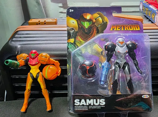 Figuras Metroid Samus original