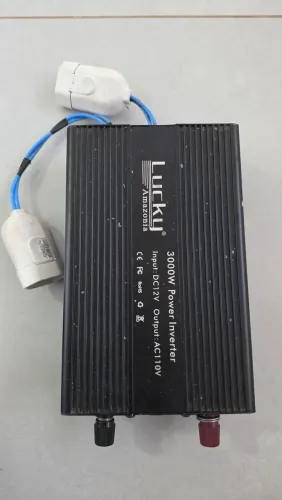 INVERSOR DE POTÊNCIA, 3.000 W, marca Lucky Amazônia, Input 12V, Saída 110V