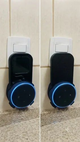 Suporte de Parede para Amazon Echo Dot 3ª Geração - Organiza e Decora