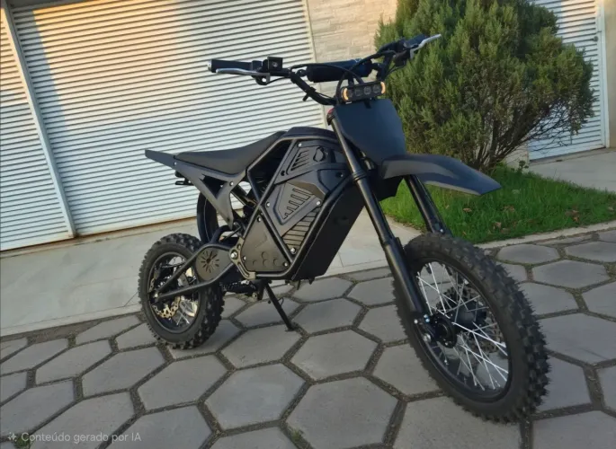 Bike elétrica estilo motocross Estoque em SP