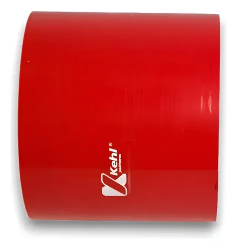 Mangote Silicone Reto Id 3 X 80 Mm Vermelho