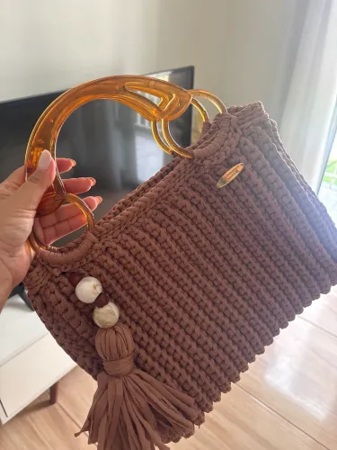 Bolsa Praia crochê 