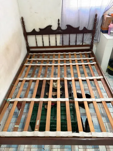 Cama casal madeira