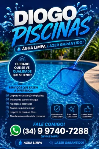 Limpeza e manutenção piscina