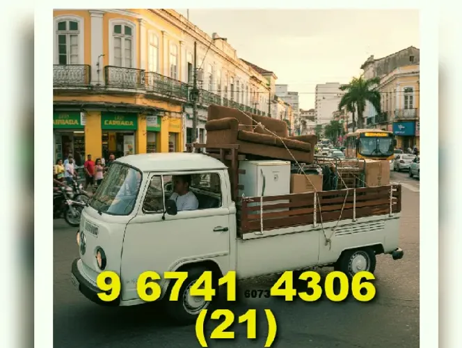 Frete (21) 9/6741/4306: Paulo Atendimento em Bangu, Campo Grande e Realengo hoje!