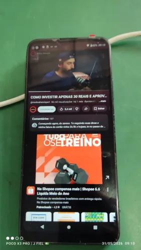 Moto g9 Power 4 de ram 128 de memória tela foi trocado sujeito a teste.