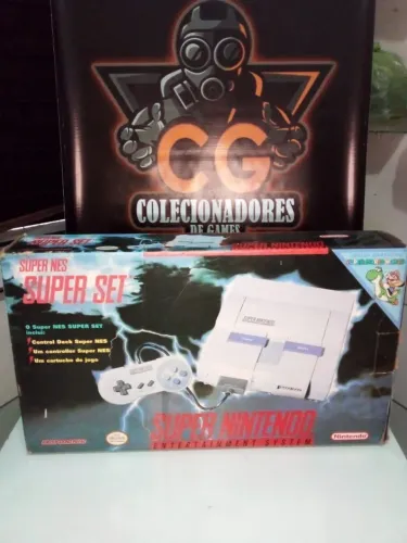 Console Super Nintendo Entertainment System - Super NES Super Set (Caixa Original)