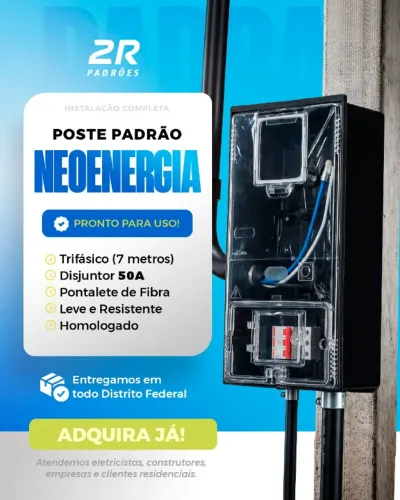 Padrão Neoenergia Monofásico e Trifásico com Entrega