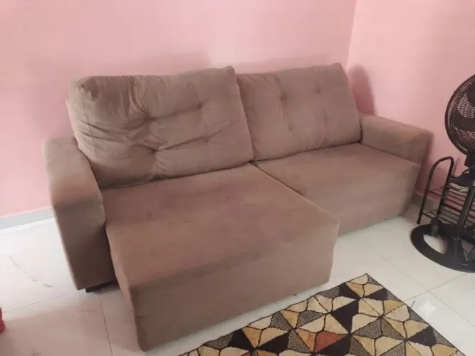 Sofá cama Retrátil e inclinável