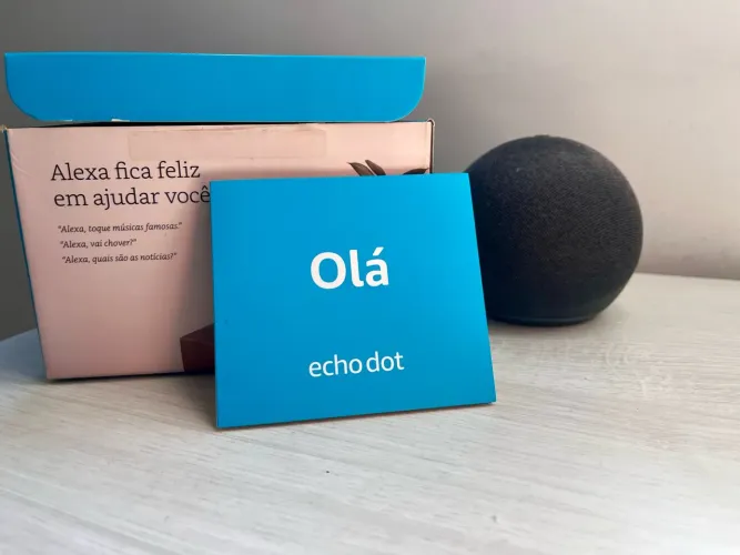 Echo Dot 5 Geração Amazon (Alexa) - Preto