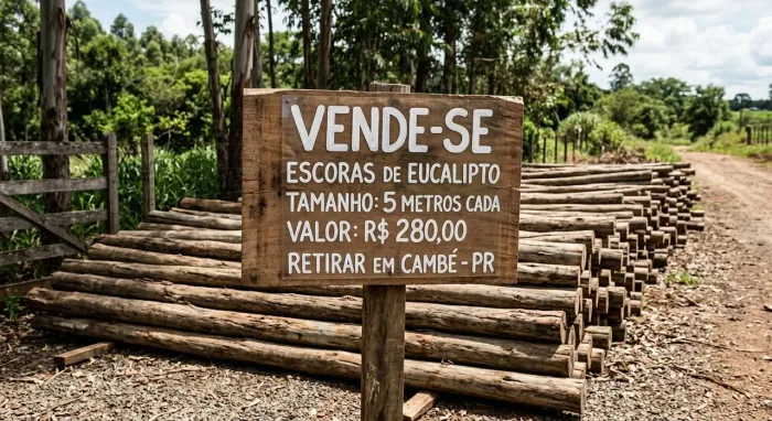Escoras de Eucalipto 5 metros 