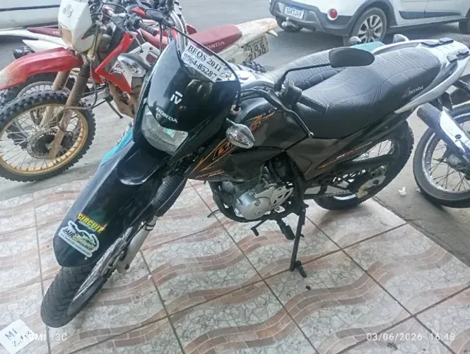 BROS 150 EXTRA...MANUAL CHAVE RESERVA KITADA PRA TRANSFERI.