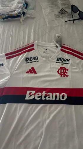 Camisa Adidas Flamengo II 2026 Com Patrocínios