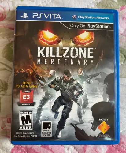 Killzone Mercenary PS VITA item pessoal em boas condições