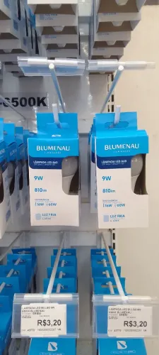 Lâmpadas de 9w branca. Caixa com 50 unidades