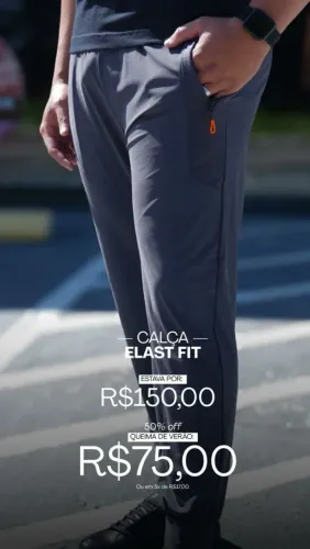 Calça Elast Fit Extremamente Confortável!