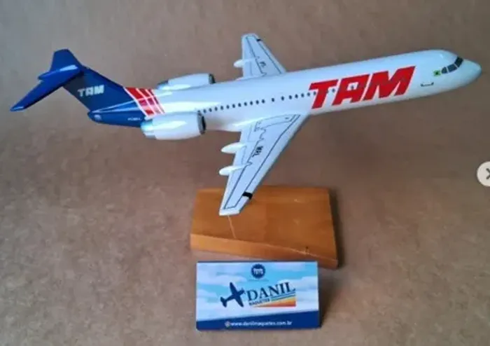 Maquete Fokker 100 com 30cm de comprimento! PT-MRL