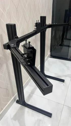 Suporte 3 telas/Monitor completo preto