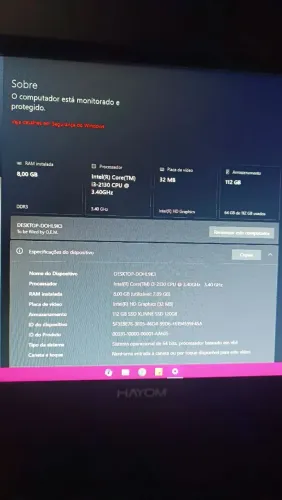 Computador + Monitor 19" Novo