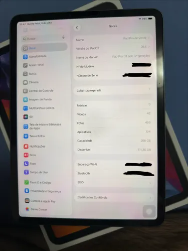 iPad Pro 11? 2ª Geração Wi-Fi 256gb