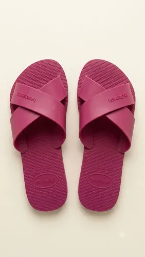 Rasteirinha Havaianas Aqua Rosa Feminino - Nova