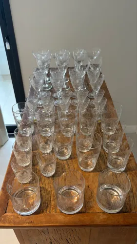 Taças e copos cristal