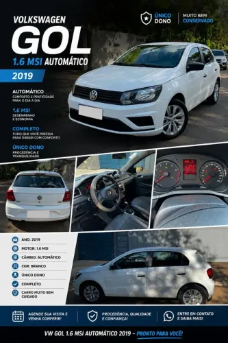 Volkswagen Gol Geração VII 1.6 MSI 16V Flex Aut. 4P 2019
