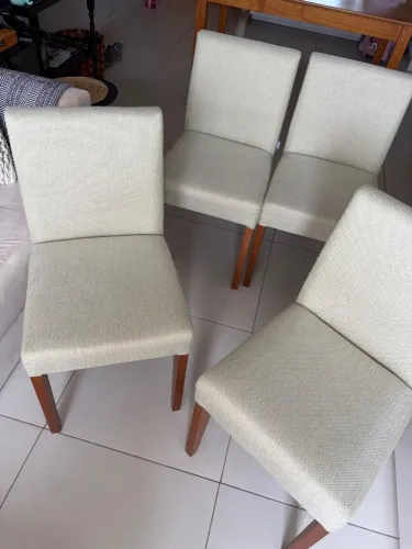 Conjunto de 4 cadeiras de jantar tokstok