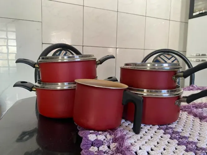 Kit de Panelas Tramontina 5 Peças Conservado