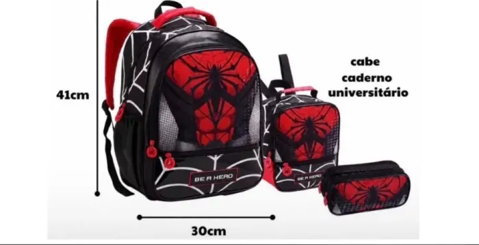 Kit Mochila Escolar Completo