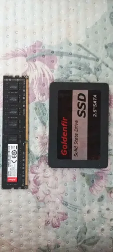Memória RAM + SSD