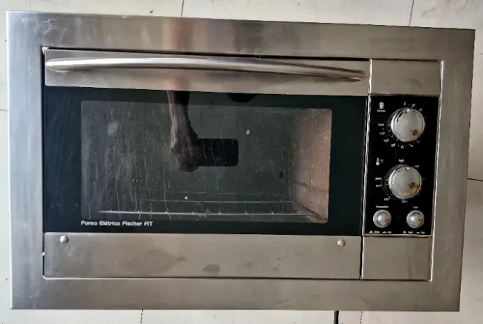 Forno Elétrico de Embutir Fischer FIT Inox - Funcionando Perfeitamente