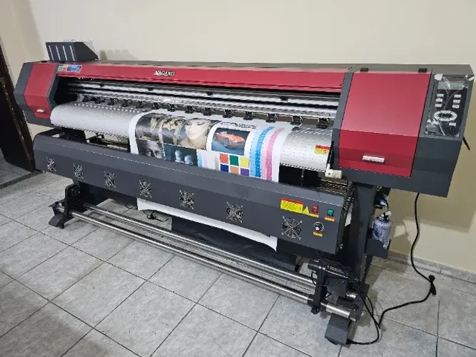  Plotter de Impressão Digital 1.90m Cabeça de Impressão XP600 com Rebobinador - Nagano