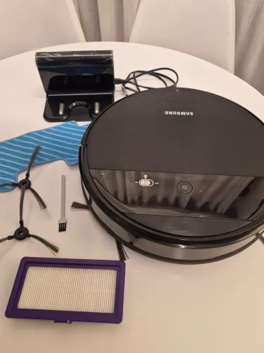 Robô Aspirador Inteligente Com Wifi Samsung Powerbot-e Vr5000rm 55w