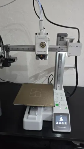 Impressora 3D Bambu Lab A1 Mini + AMS para 4 Filamentos - Apenas 184h de Uso-Troco por PS5