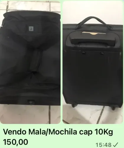 Vendo Mala/Mochila capacidade 10Kg, 150,00