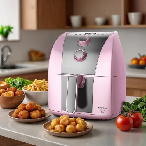 Air Fryer Rosa nova na caixa