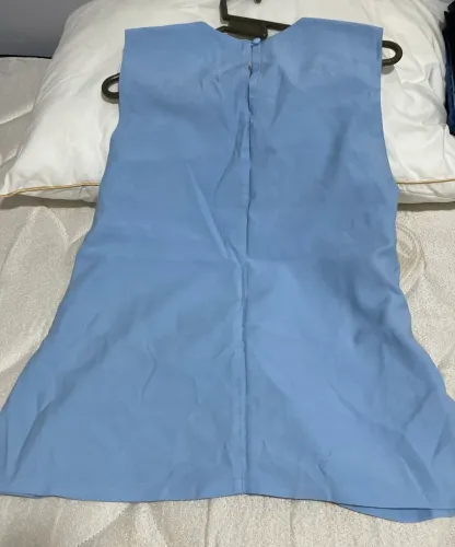 Blusa de alfaiataria azul