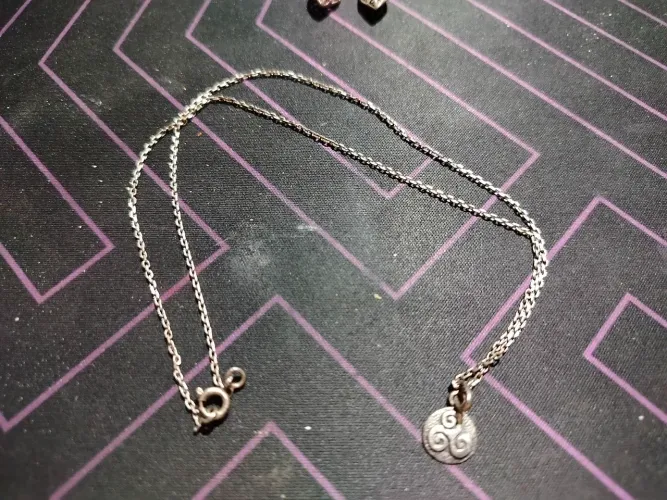 Conjunto de prata 925.