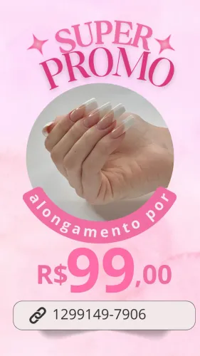Alongamento de Unhas - Molde F1